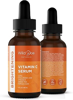 Wild Doe Naturals Vitamin C Serum with Hyaluronic Acid 4oz