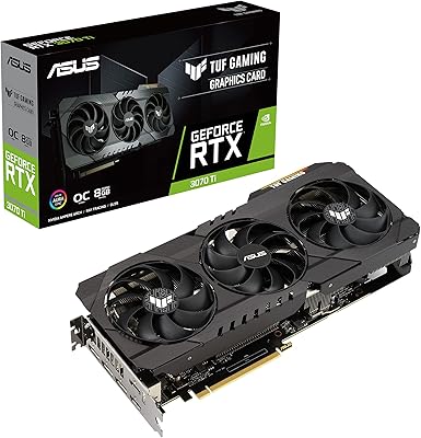 ASUS TUF Gaming NVIDIA GeForce RTX 3070 Ti OC Edition Graphics Card 8GB GDDR6X