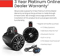 BOSS Audio Systems BM40AMPBT ATV UTV Waketower Speaker System — image 3