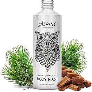 Alpine Provisions Cedar & Sandalwood Moisturizing Body Wash 16.9oz Review