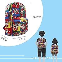 Finex Star Mario Canvas Backpack 15″ Laptop Storage — image 5