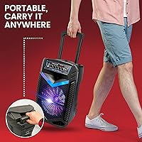 Pyle PPHP1042B Portable Bluetooth PA Speaker System — image 6