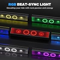 Ehaho MT4200 UTV Sound Bar 25-Inch Bluetooth with RGB Lighting — image 2