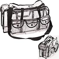 Casemetic Clear Tote Travel Bag with 6 External Pockets — image 1