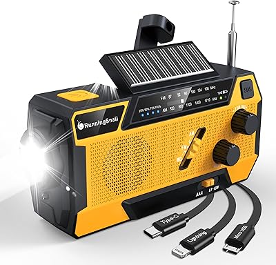 RunningSnail SF20250612B0CHRCNRFB Emergency Crank Weather Radio
