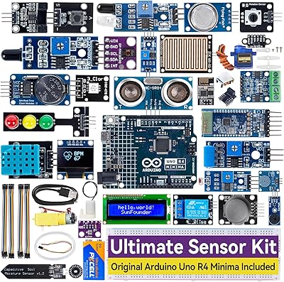 SunFounder Ultimate Sensor Kit with Arduino Uno R4 Minima