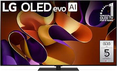 LG 65-Inch OLED evo G4 Series Smart TV