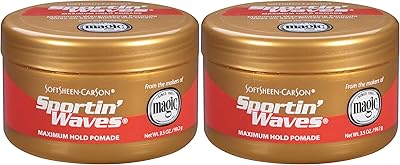 Softsheen Carson Sportin' Waves Maximum Hold Pomade, 2 Count