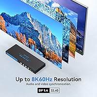 AILVLVNG 8K@60Hz DisplayPort KVM Switch 4-Port — image 5