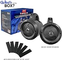 Pyle PLUTV40BK 4-Inch 2-Way Marine Speakers — image 7