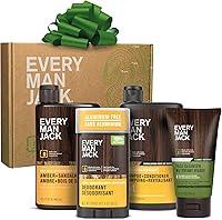 Every Man Jack Amber + Sandalwood Bath and Body Gift Set — image 1