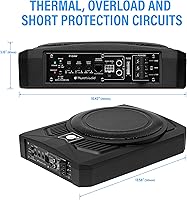 Planet Audio P10AWK 10-Inch Amplified Car Subwoofer — image 3