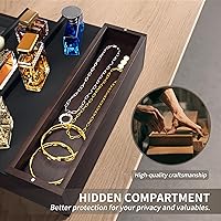 YIKIBOX Cologne Organizer for Men - Dark Brown — image 5