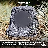 Victrola Outdoor Rock Speaker Pair - Solar Powered, Bluetooth — image 6