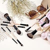 Jessup 7pcs Double Sided Makeup Brushes Set – Peach Dust — image 8