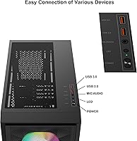 PCCOOLER C3D310 BK ARGB Mid Tower PC Case — image 6