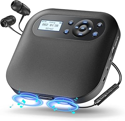 Desobry CD022 Portable Bluetooth CD Player