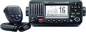 ICOM M424G 21 Fixed Mount VHF Radio with Internal GPS Review