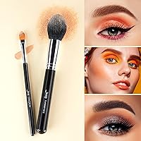 Jessup 15-Piece Makeup Brush Set (Black/Silver) — image 6