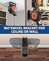 DEWENWILS 50FT Retractable Extension Cord Reel with 6 Outlets — image 7