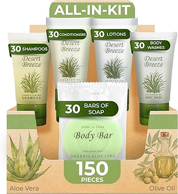 Desert Breeze Hotel Soaps & Toiletries 1oz Travel Size 150 Pieces