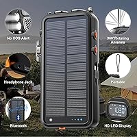 Semmorn Emergency Radio & 22000mAh Solar Power Bank — image 7
