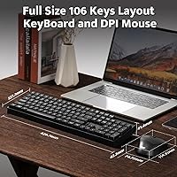 darkFlash GK104 Wireless Mechanical Keyboard and Mouse Combo — image 6