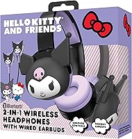 Hello Kitty Kuromi 2-in-1 Wireless Bluetooth Headphones with Wired Earbuds — image 4