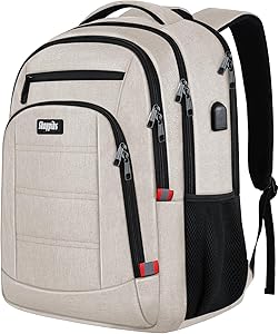 A5-Grey2-US Backpack for Men Women with USB Charging Port Review