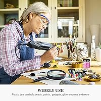 Hajoyful Plastic Jars with Lids 4oz, 48 Pcs — image 6