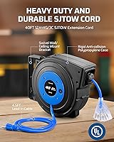 DEWENWILS 40FT Heavy Duty Cord Reel — image 6
