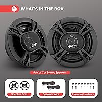 Pyle PL613BK 6.5-Inch 3-Way Triaxial Car Stereo Speakers — image 2