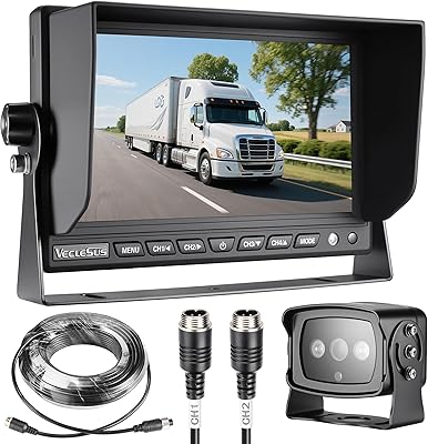 VECLESUS 7″ HD Backup Camera System