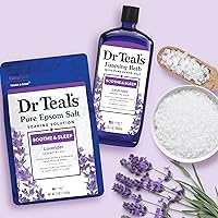 Dr. Teal's Lavender Epsom Salt Soaking Solution & Foaming Bath Combo Pack — image 5