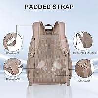 Mesh Backpack for School 25L Khaki Small — image 5
