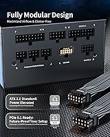 Superer 850W ATX 3.1 Gaming Power Supply — image 2