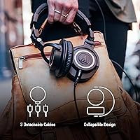 Audio-Technica ATH-M50x Professional Studio Monitor Headphones — image 5