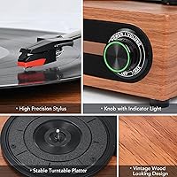 RetroAudio JM-104 Bluetooth Turntable — image 5