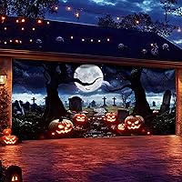 Tao-Ge Light Up Halloween Garage Door Cover 6ft x 13ft — image 3