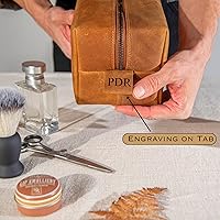 Personalized Handcrafted Leather Toiletry Bag for Men — image 5