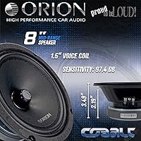 Orion Cobalt CM854 8″ Mid-Range Bullet Speakers — image 3