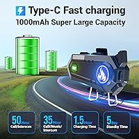 TOUCH TWO C9 Motorcycle Helmet Bluetooth Headset — image 4