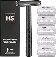 Henson Shaving Razor - Jet Black Double Edge Safety Razor — image 1