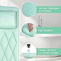 Olaemuo Full Body Bath Pillow with Removable Lumbar Cushion - Green — image 4