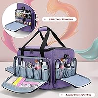 LUXJA Rolling Nail Polish Organizer, Purple — image 4