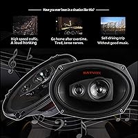BATVOX CS691 6x9 Inch 3-Way Coaxial Car Speakers — image 6