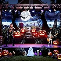 Tao-Ge Light Up Halloween Garage Door Cover 6ft x 13ft — image 4