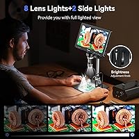 TOMLOV DM9 Max Digital Microscope 20MP 1500X — image 9