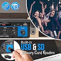 Pyle PCA3 Bluetooth Home Audio Amplifier — image 6