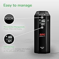 APC Back-UPS Pro 1500VA UPS Battery Backup & Surge Protector — image 2
